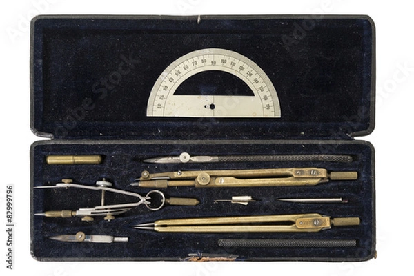 Obraz Old Compass Case