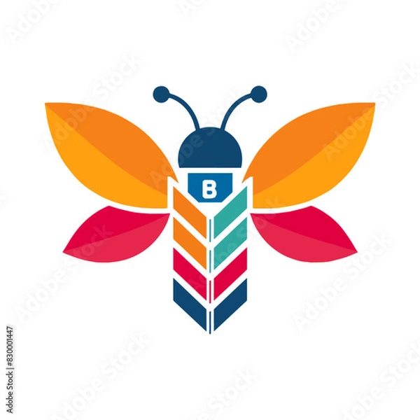 Fototapeta Create a logo that combines the firefly with educational elements like books, pencils