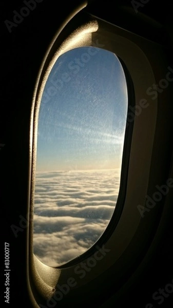 Fototapeta Flugzeugfenster