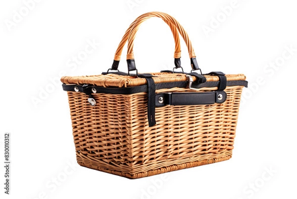 Fototapeta PNG, Picnic Wicker Weave - Generative AI