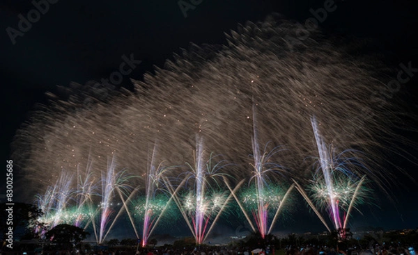 Fototapeta 前橋花火2023