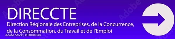 Fototapeta DIRECCTE - administration française
