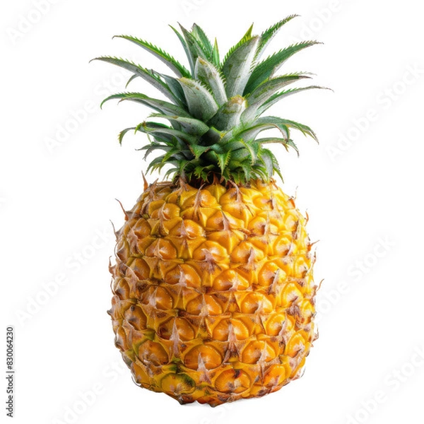 Fototapeta A pineapple isolated on white background.