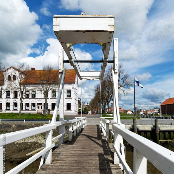 Obraz Weiße Brücke in Tönning