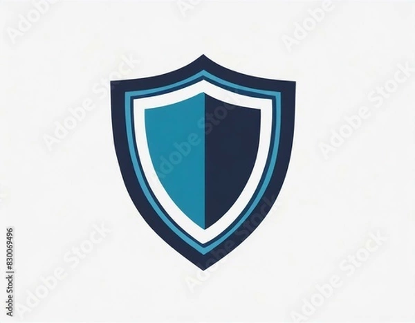 Obraz shield vector icon on white background