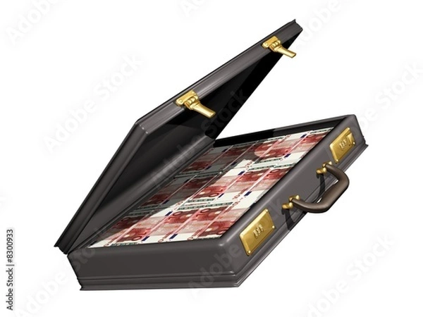 Fototapeta valise d'argent