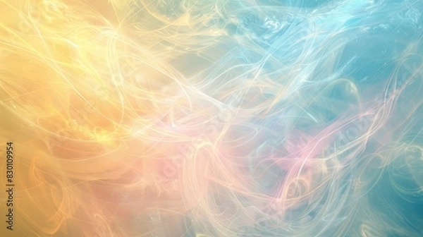 Fototapeta Spring background with swirling vortex background