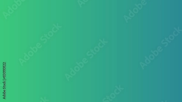 Obraz Smooth horizontal gradient transitioning from bright green to deep teal