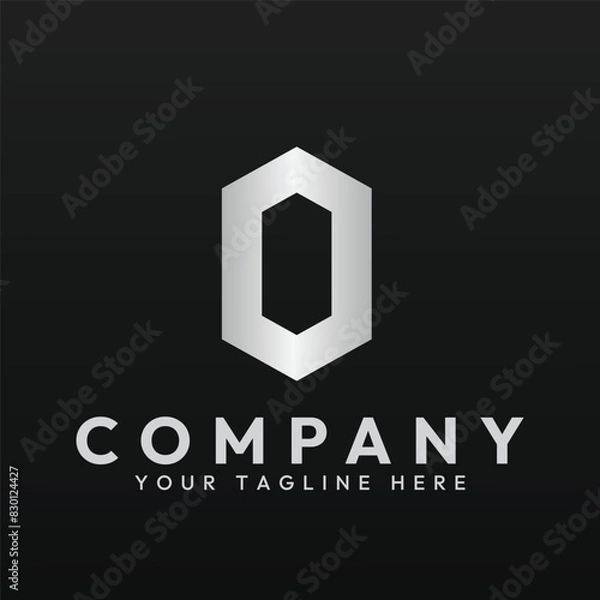 Obraz Logo template of letter O