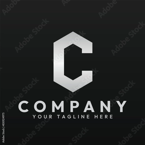 Obraz Logo template of letter C