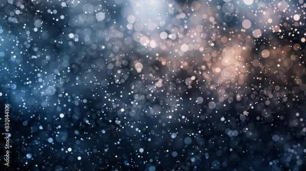 Fototapeta Captivating bg: deep navy soft blush frosty silver. Gradient blends light sparkles wallpaper