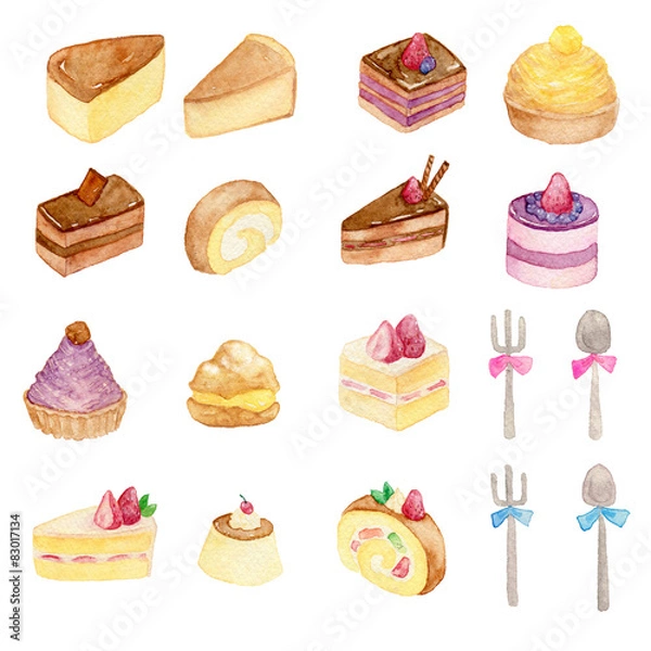 Obraz ケーキセット