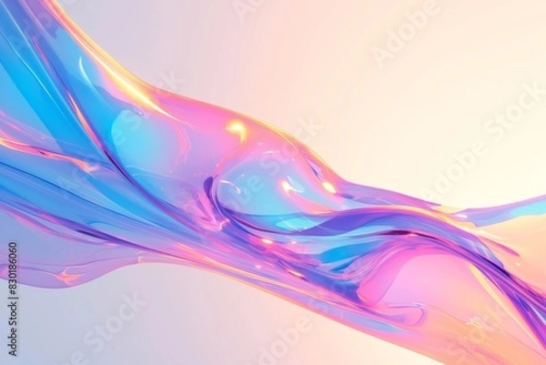 Fototapeta Abstract liquid motion for creative projects