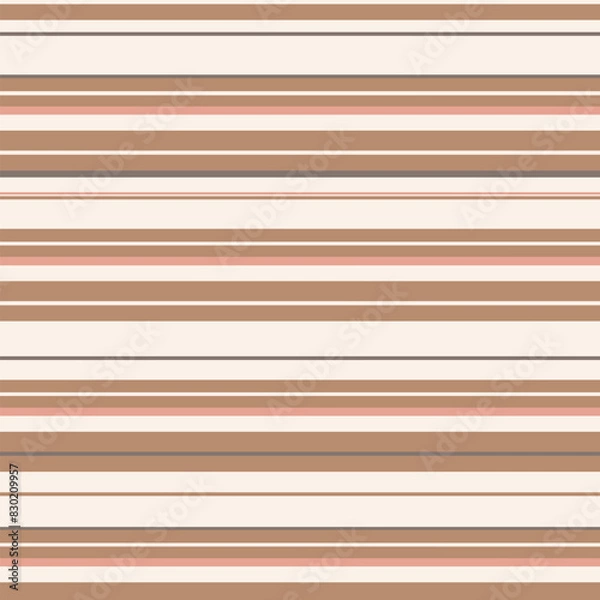 Fototapeta Seamless vector geometric pattern, warm colors boho candy stripes, Vector illustration. Eps 10