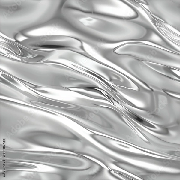 Obraz 磨かれたシルバーメタルパターン