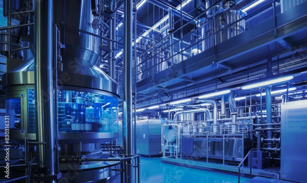 Fototapeta Modern Pharmaceutical Manufacturing Facility