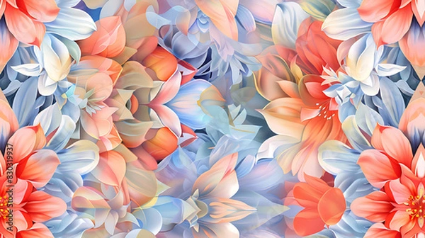 Obraz flower print graphic