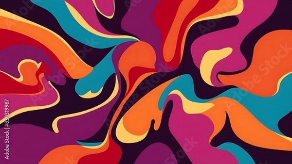 Obraz Abstract Multicolor Visualization