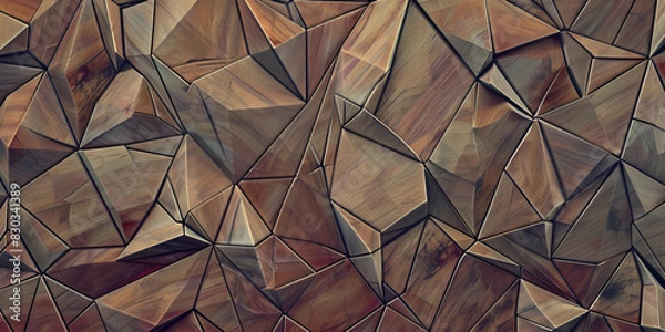 Fototapeta Geometric Expensive Wood Background