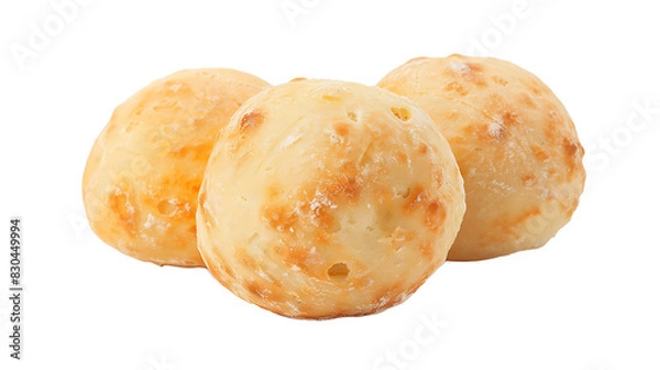 Fototapeta Traditional Brazilian Cheese Bread Pao de Queijo Display