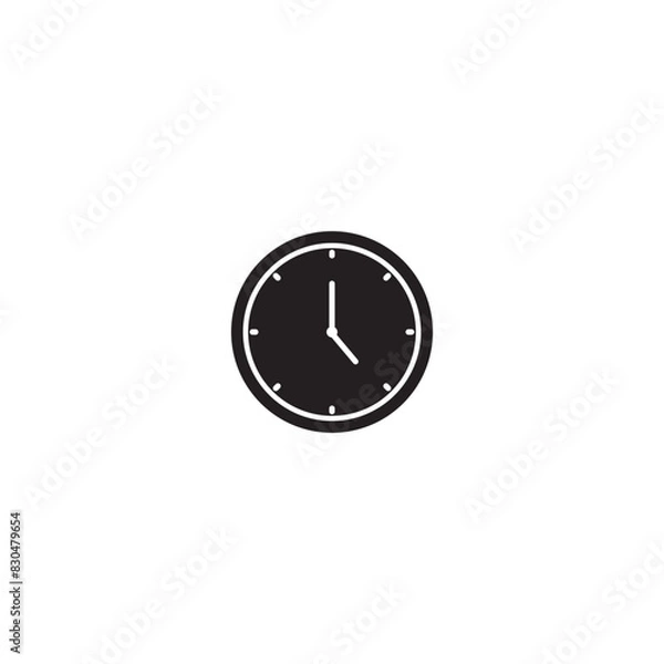 Fototapeta clock icon