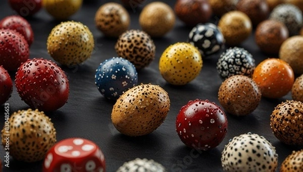 Obraz chocolate easter eggs