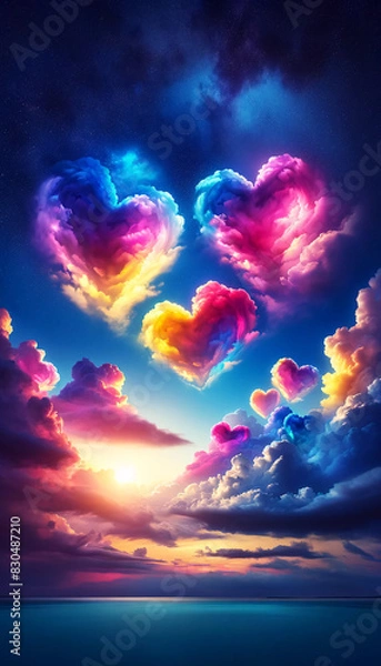 Fototapeta Heartscape Reflections