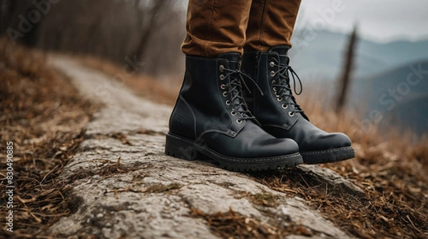 Fototapeta calf boots with new design 