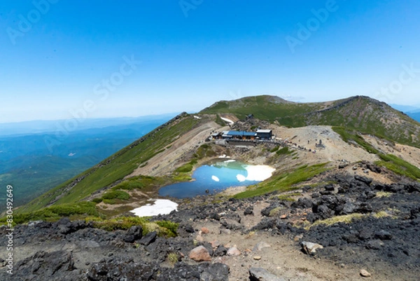 Obraz 御嶽山　コバルトブルーの三の池