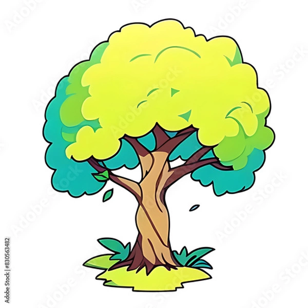 Obraz tree with green leaves