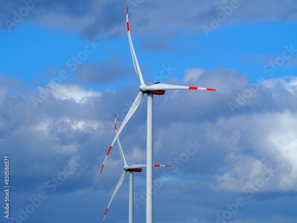 Obraz Windkraftanlagen