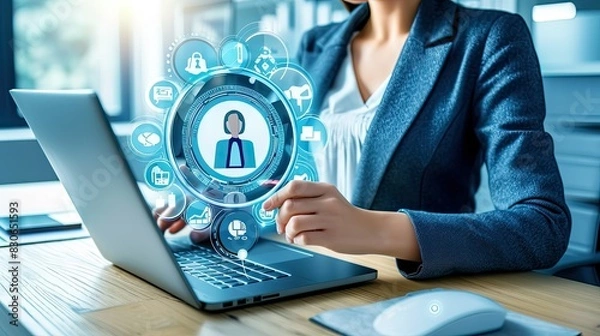 Obraz Leveraging AI for predictive HR analytics and planning