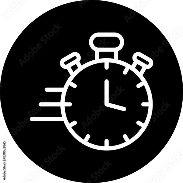 Fototapeta Vector Design Fast Time Icon Style