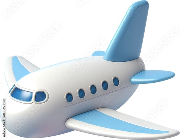 Obraz 3d illustration airplane