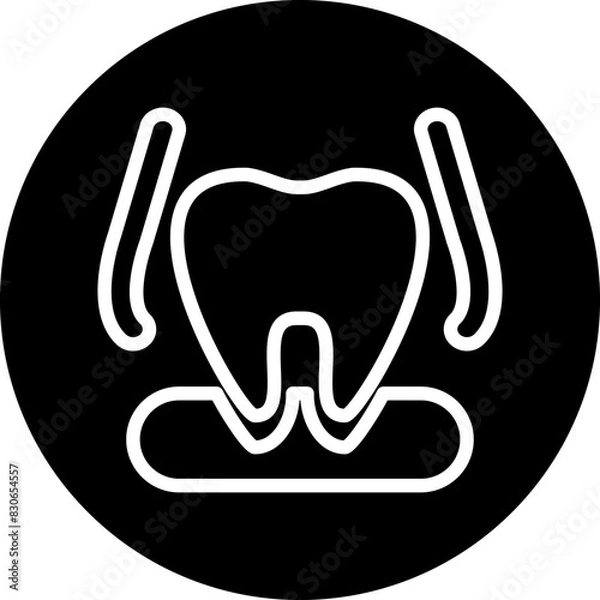 Obraz Vector Design Tooth Extraction Icon Style
