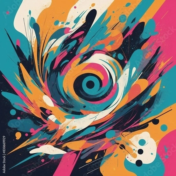 Obraz abstract colorful background