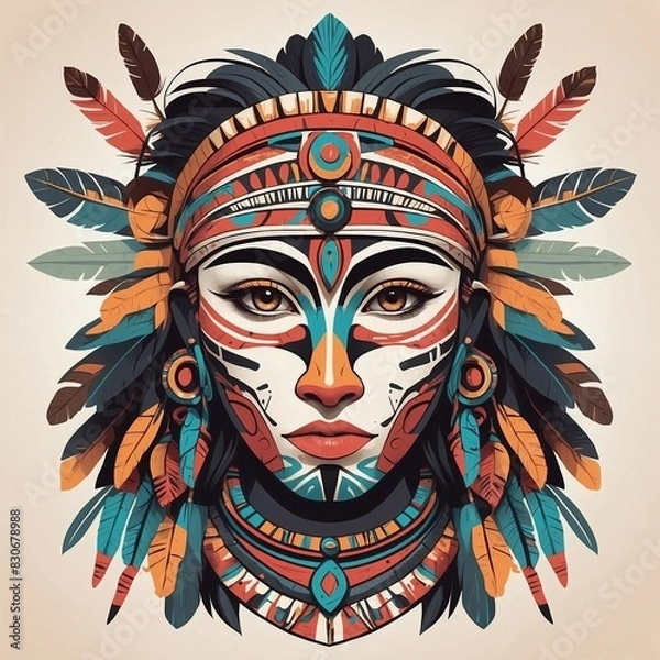 Obraz mask with wings