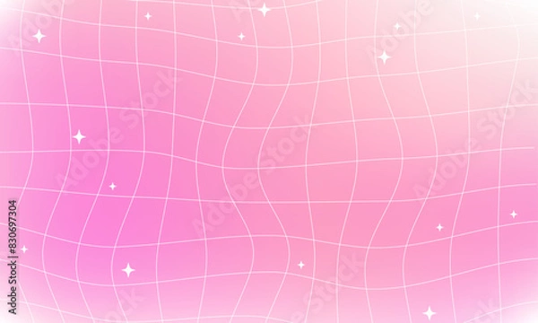 Fototapeta Abstract y2k wallpaper Iridescent gradient Mesh gradient background