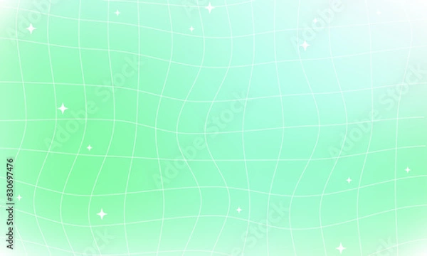 Fototapeta Abstract y2k wallpaper Iridescent gradient Mesh gradient background