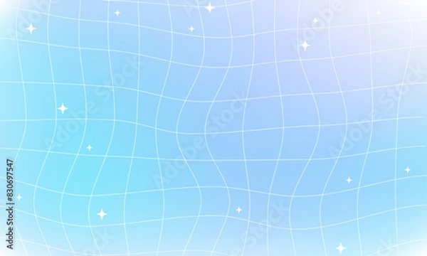 Obraz Abstract y2k wallpaper Iridescent gradient Mesh gradient background