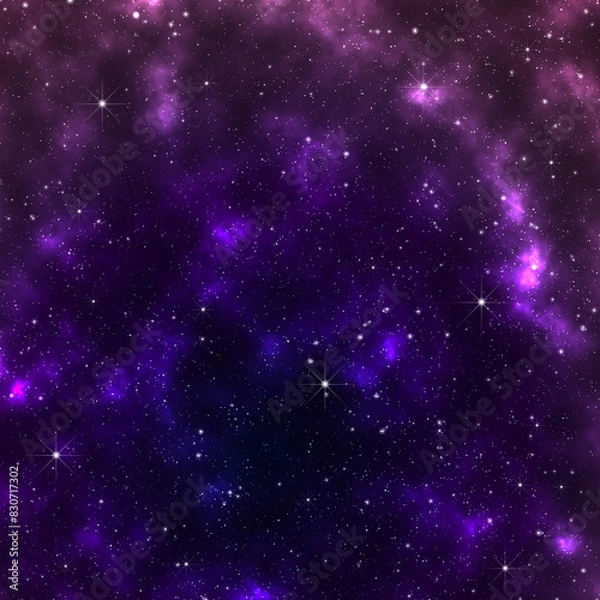 Fototapeta Purple Galaxy Background