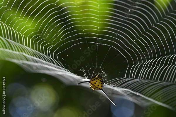 Obraz spider on web