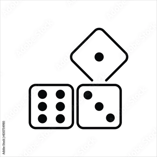 Fototapeta Probability vector icon