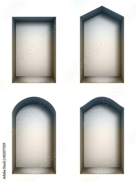 Fototapeta Wall niches