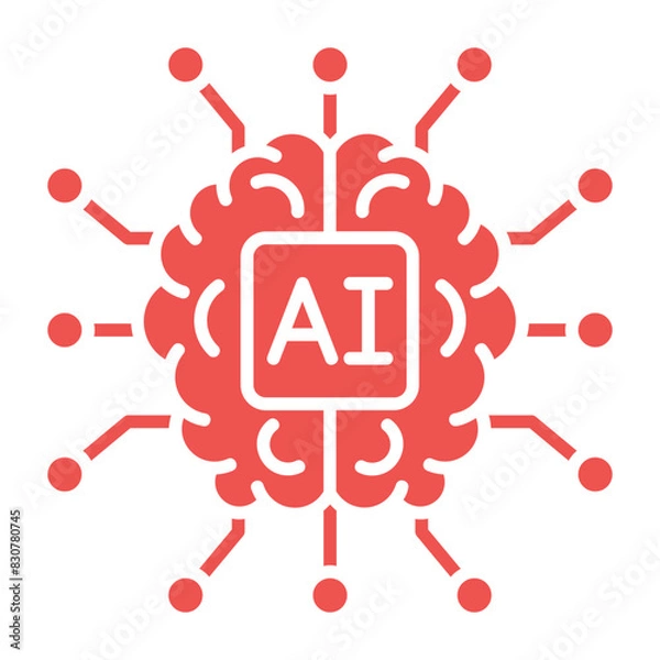 Obraz Artificial Intelligence Icon
