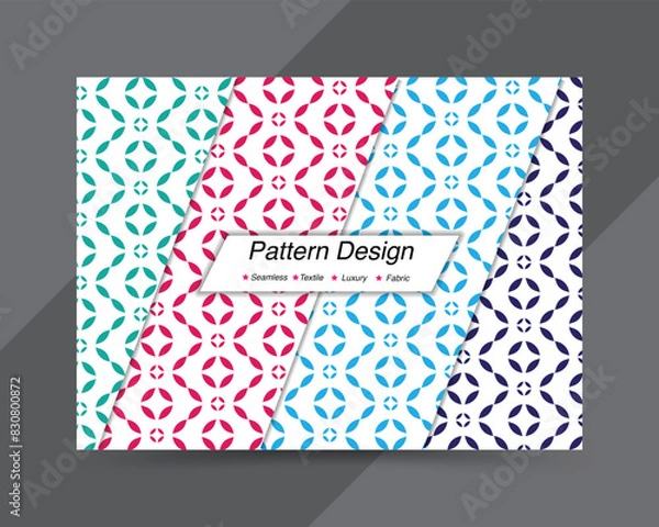 Obraz Unique and futuristic pattern design. Formal and modern pattern vector design. Template. 