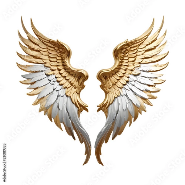 Obraz PNG golden eagle with wings
