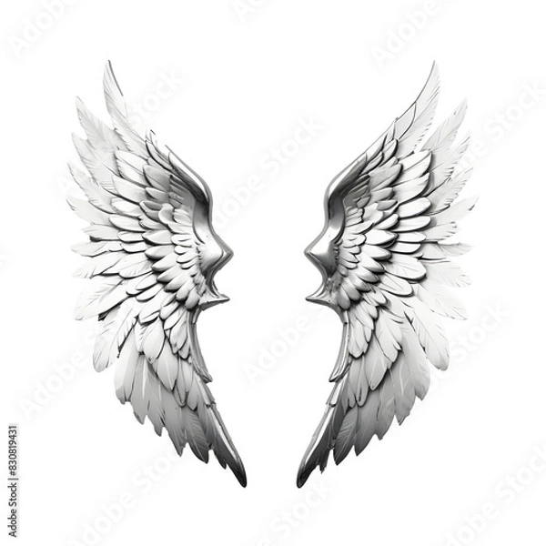 Obraz PNG eagle with wings