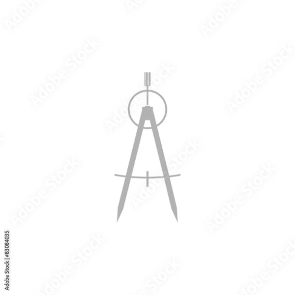 Fototapeta Simple compass icon