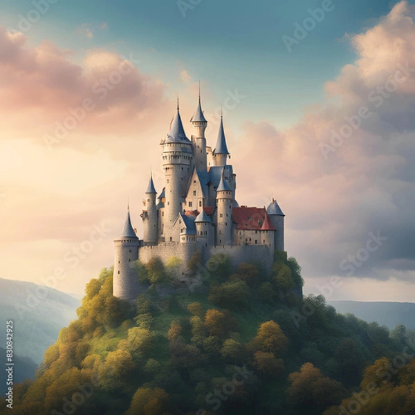 Obraz Château dans les nuages